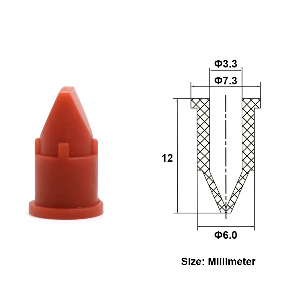 Leak-Proof One Way Valve Dishwasher Water Rubber Check Valve 10PCS