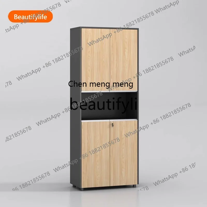 2003 Simple Modern File Cabinet Office Locked Floor Cabinet Storage Data Cabinet