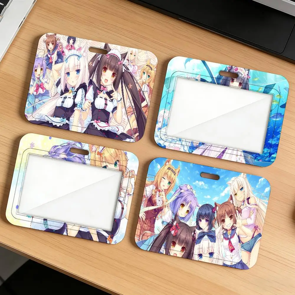 

Держатель для карт Game Nekopara: для транспортных, рабочих, удостоверений личности, студенческих и обеденных карт