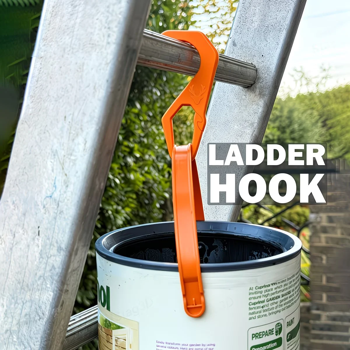1/3 Stück Haushaltshaken, Haken für die Leiter, praktisch für die Reparatur von Hauswänden und Dächern, Malerleiterhaken – Detail 3