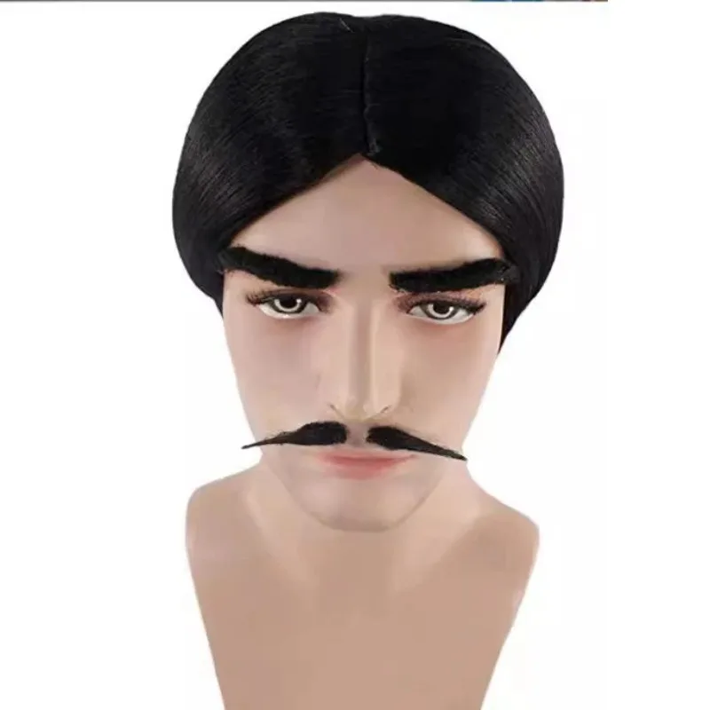 Cosplay Wig Set for Gomez Addams Costume
