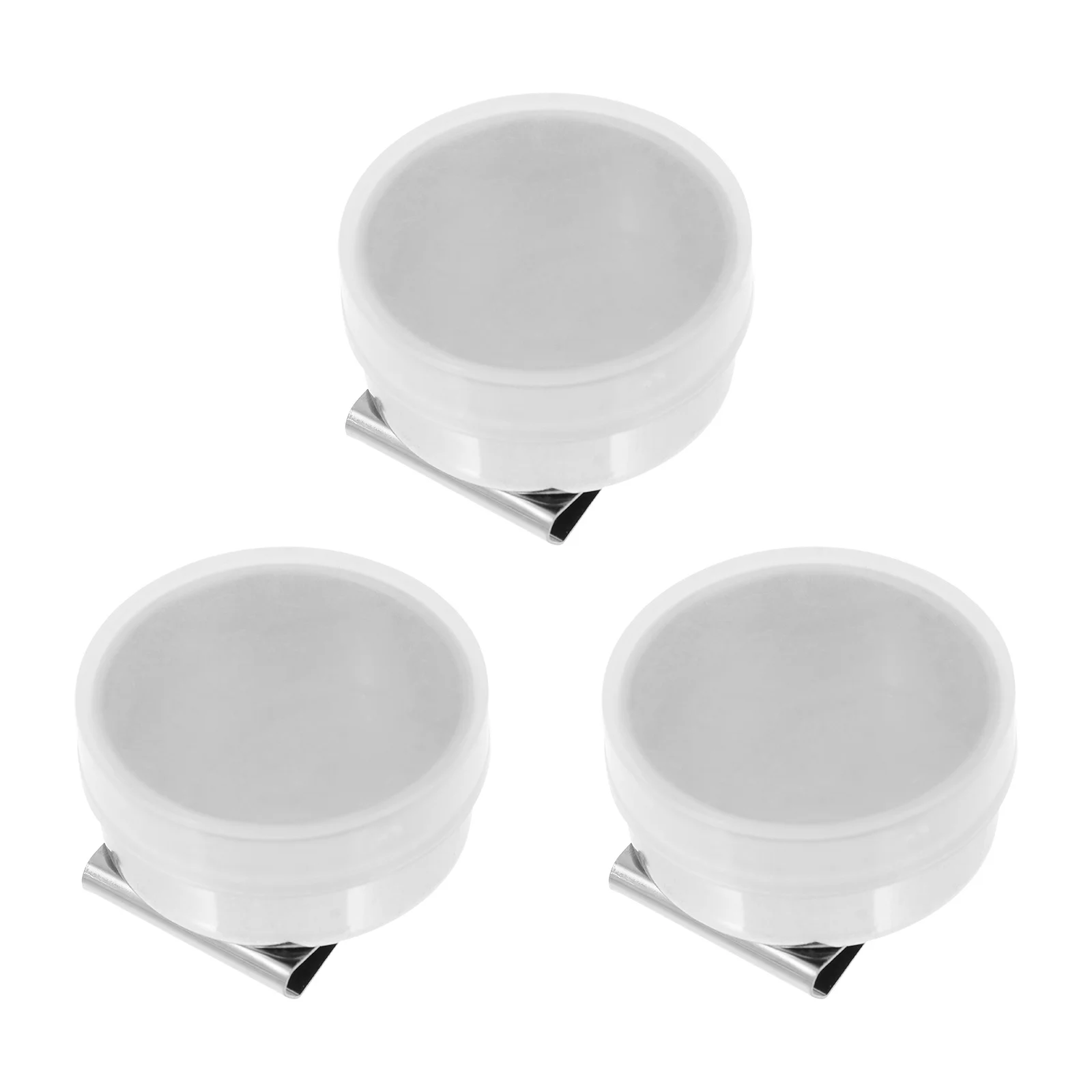 

3Pcs Brush Cleaning Bucket Premium Stainless Steel Brush Washing Pot Painting Water Container Artist Use Pen Washing Pots