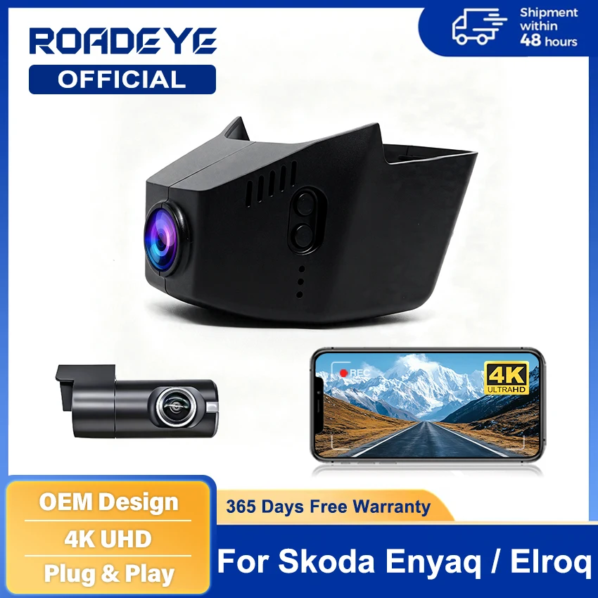 4k-2160p-wifi-app-monitor-dashcam-car-dvr-camera-for-skoda-enyaq-2020-2021-2022-023-2024-2025-elroq-2025-dash-cam-for-skoda