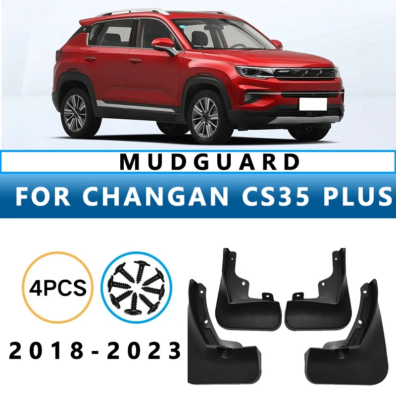 

Mud Flaps Fit for CHANGAN CS35 PLUS 2018-2023 2019 2020 2021 Mudguards Tire Fenders Splash Proof Accessories Wheel Guards 4ps