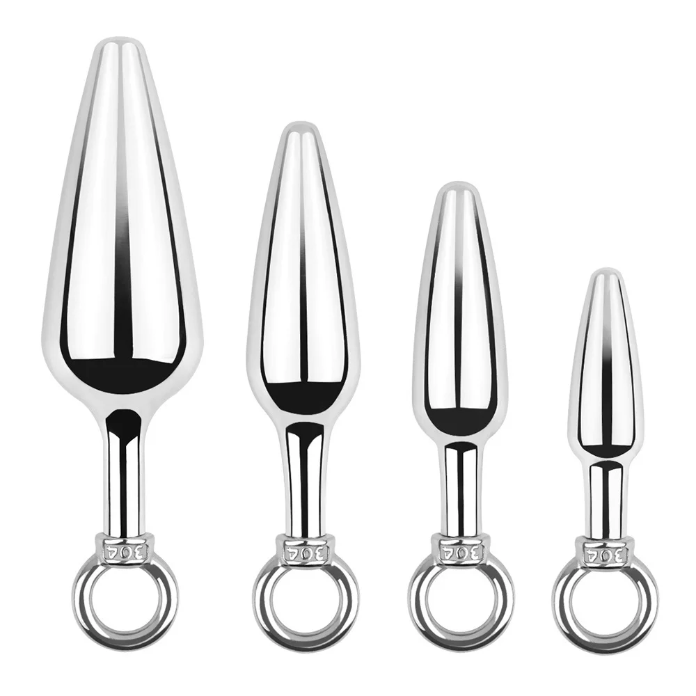 الخرز بعقب المكونات المعدنية الشرج مجموعة صغيرة كبيرة يمكن ارتداؤها الحمار Analplug مجوهرات موسع دسار Prosate لعبة جنسية للمساج رجل إمرأة متجر