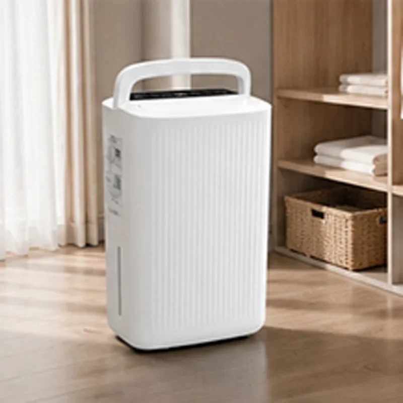 12L/24H Portable Air Dryer, 2.1L Water Tank, Compressor Dehumidifier—for Bedrooms, Bathrooms, Basements