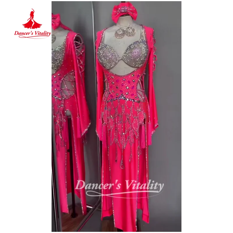 Belly Dance Robes Women Customized Shaabi Baladi Saidi Competition Performance Costume Oriental Dance Clothing Dance's Vitality
