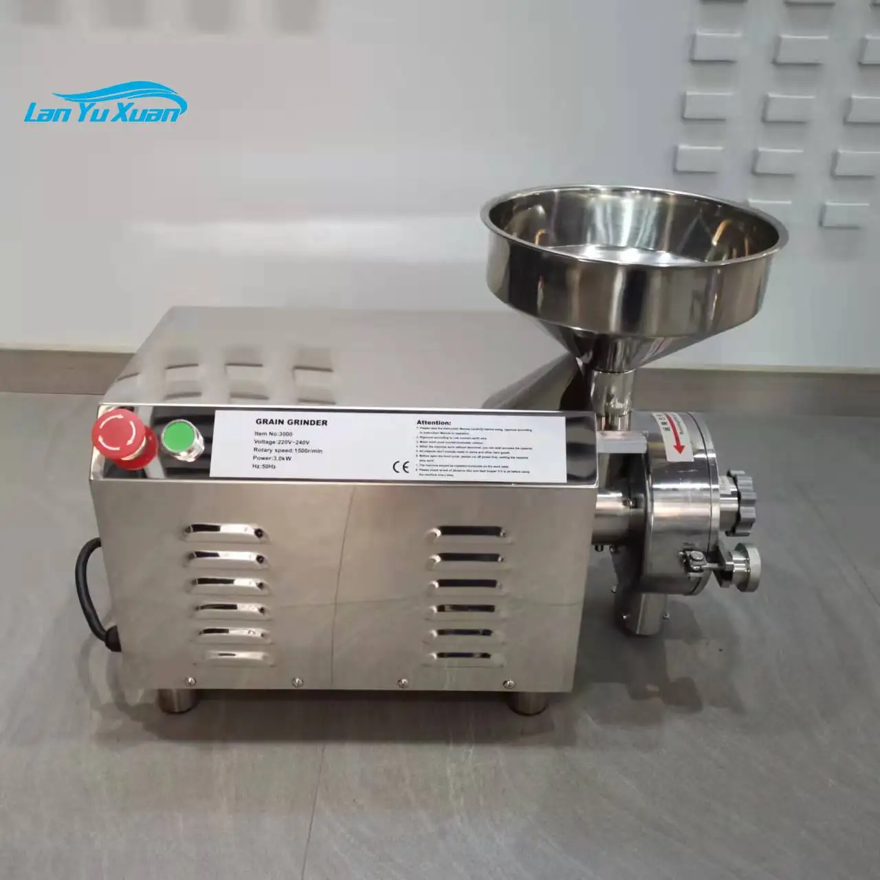 

HR-1500 Grain Grinder Grain Processing Machinery Mill Flour Milling Grain Cleaning and Grading Machines