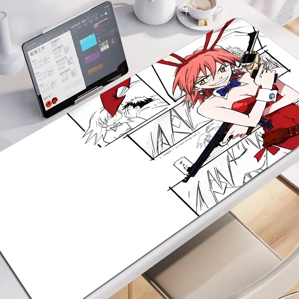Pc Gamer Gaming Mouse Mat FLCL Computer Table Pads Cabinet Pad 900  400 KEYBOARD the Rubber TABL Mausepad Mats Large Anime Desk