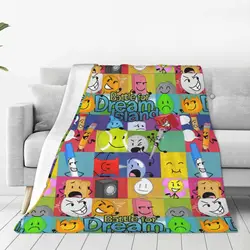 BFDI Cast Photo Blanket Quality Soft Warm Throw Blanket Winter Picnic Bedroom Pattern Bedspread