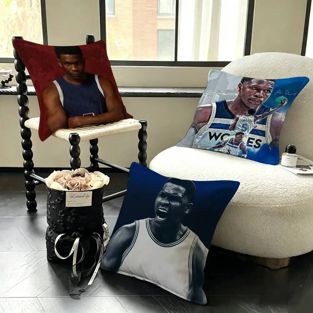 Anthony Edwards Various Sizes Square Pillow Case For Car Home Bedchamber Decor