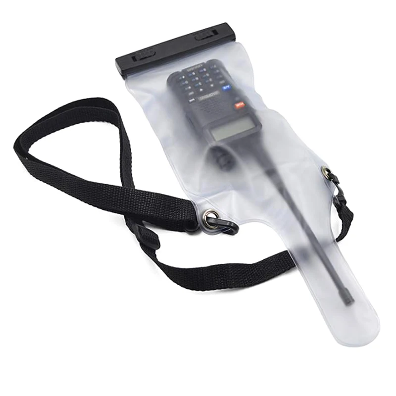 For Walkie Talkie Cover Holder With Lanyard Portable Radio Waterproof Case Bag
