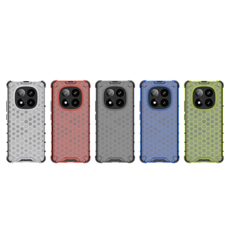 For Xiaomi Redmi Note 14 Pro Plus Case Redmi Note 14 Pro Plus Cover Honeycomb Bumper Protective Phone Cases Redmi Note 14 Funda