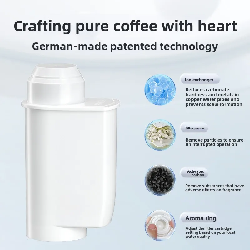 Coffee machine water purification filter deep filter impurities scale purification water quality filter