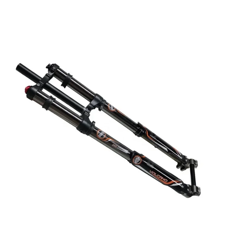 Confiável dupla coroa frente bike garfo, 22 ", 24", 26 ", 28", dnm usd 8