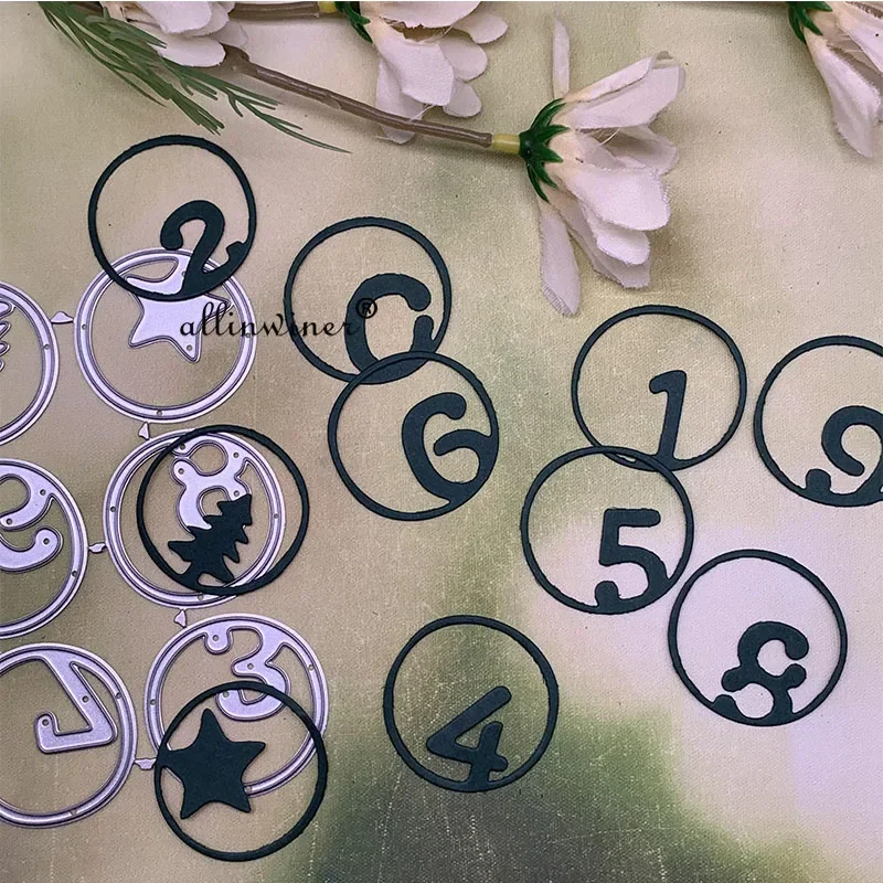 12Pcs Number Star C…