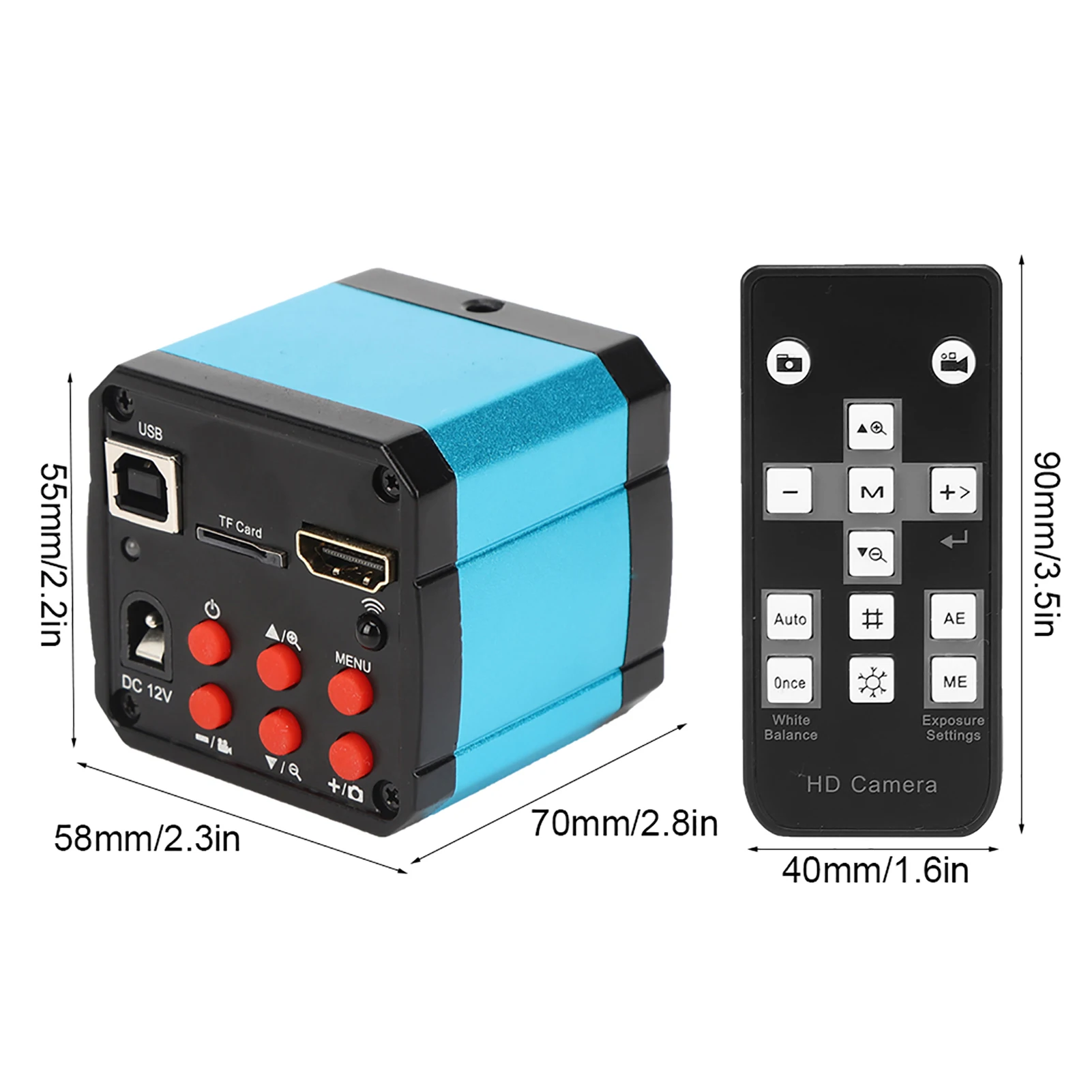 Industrial Microscope Camera KP‑2307V 21MP Industrial Microscope Camera High Definition Industrial Camera for Laboratory