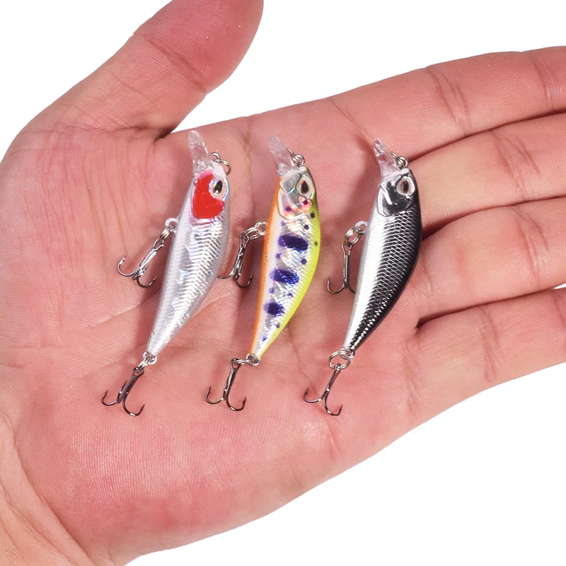 1 Pc Hot Model Sinking Minnow Fishing Lures 5.2cm 4.3g Japan Mini Wobblers Artificial Hard Bait for Bass Pike Jerkbait Carkbait