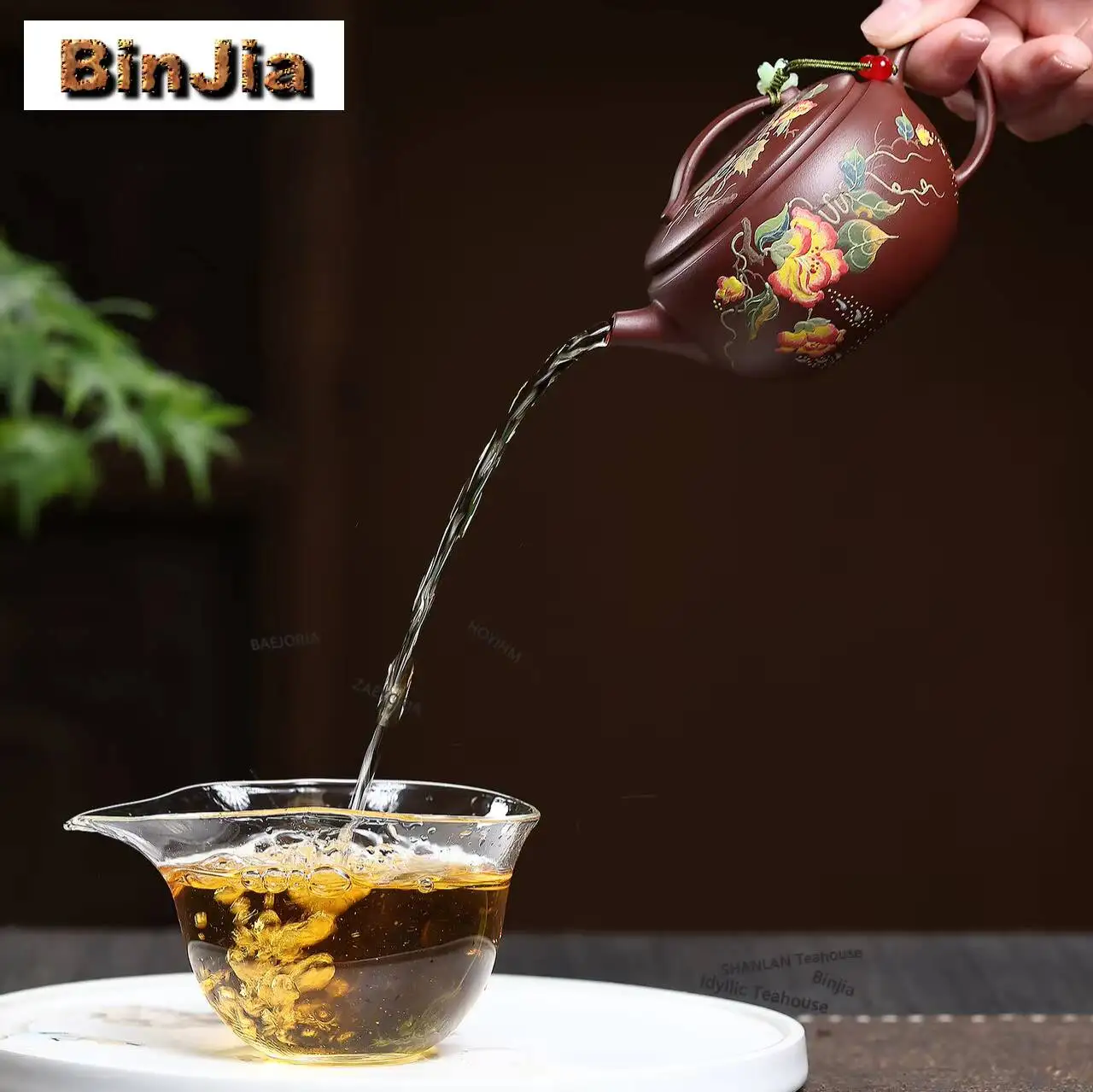170ml Elegant Yixing Purple Clay Teapots Handmade Round Tile Pot Raw Dicaoqing Mud Kettle Zisha Tea Set Drinkware Decoration