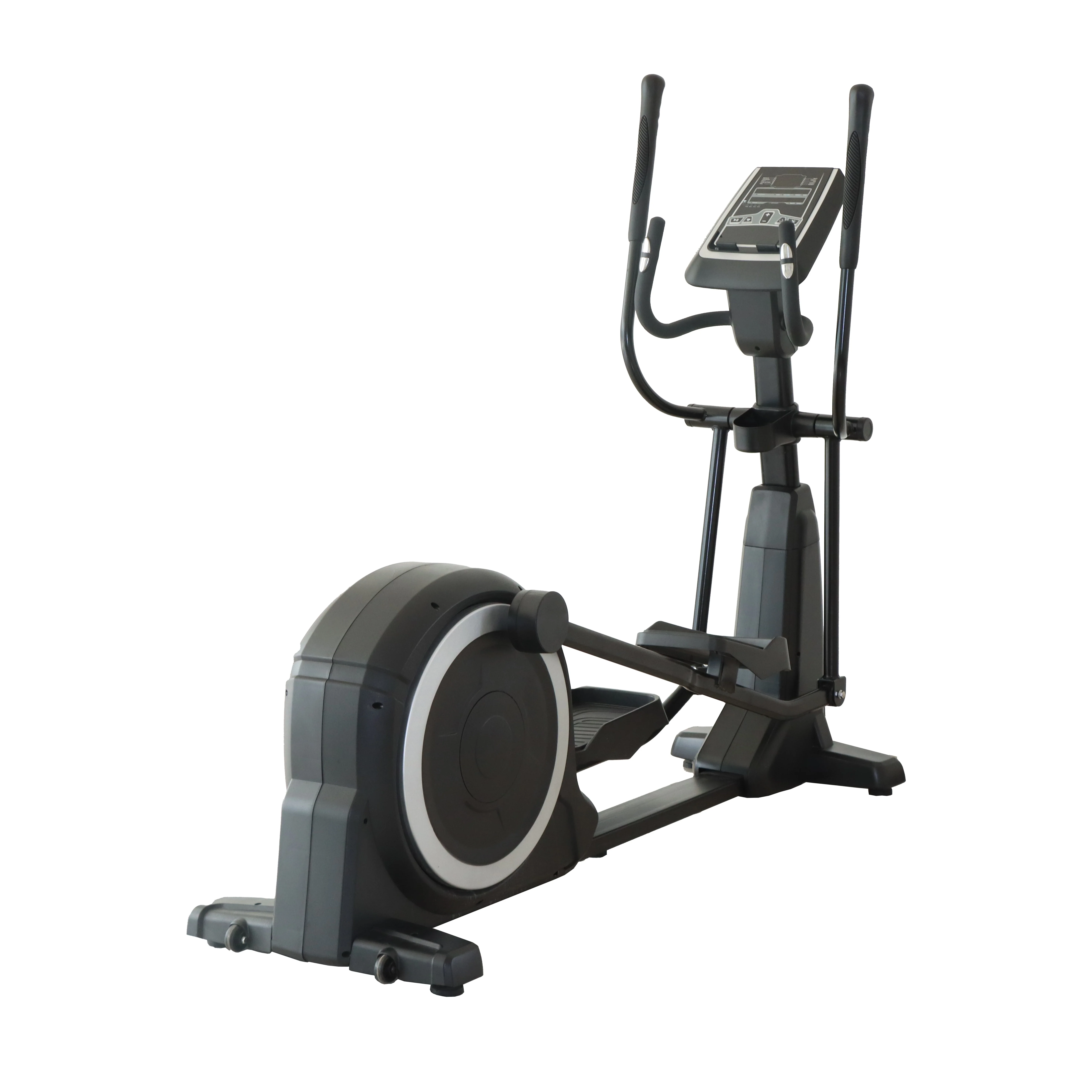 Máquina de entrenamiento elíptico magnético eléctrico comercial para gimnasio en casa, entrenador cruzado con aplicación de espejo, método Manual para uso en interiores