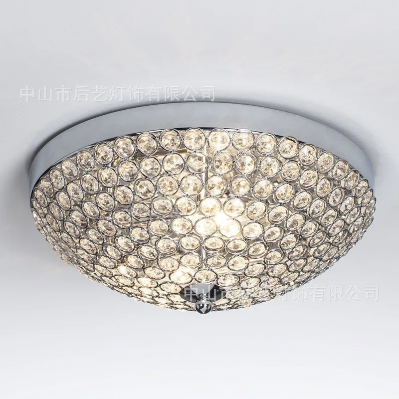 Crystal Ceiling Light Modern Minimalist Mini Bedroom Kitchen Bathroom Hallway Foyer Light