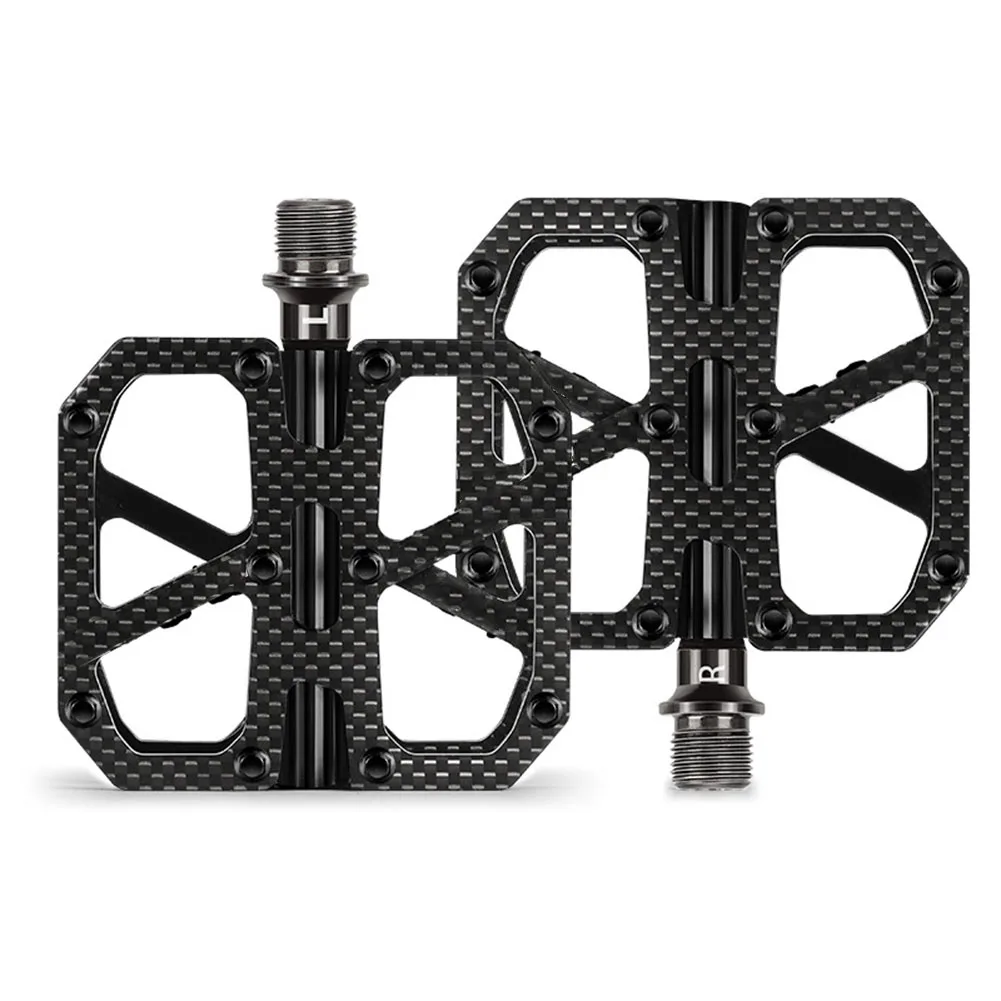 Sealed Bearing Pedal T700 Carbon Fiber Pedal For Efficient Riding High Grip Stability Steel Axle Core Double-sided Screw Gripper