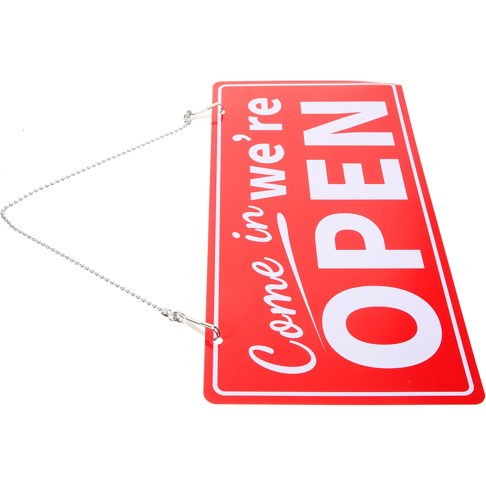 

Business Hours Sign Open Closed Thick Design Sun Resistant Door Decor Outdoor Front Signs Clear Concise Business