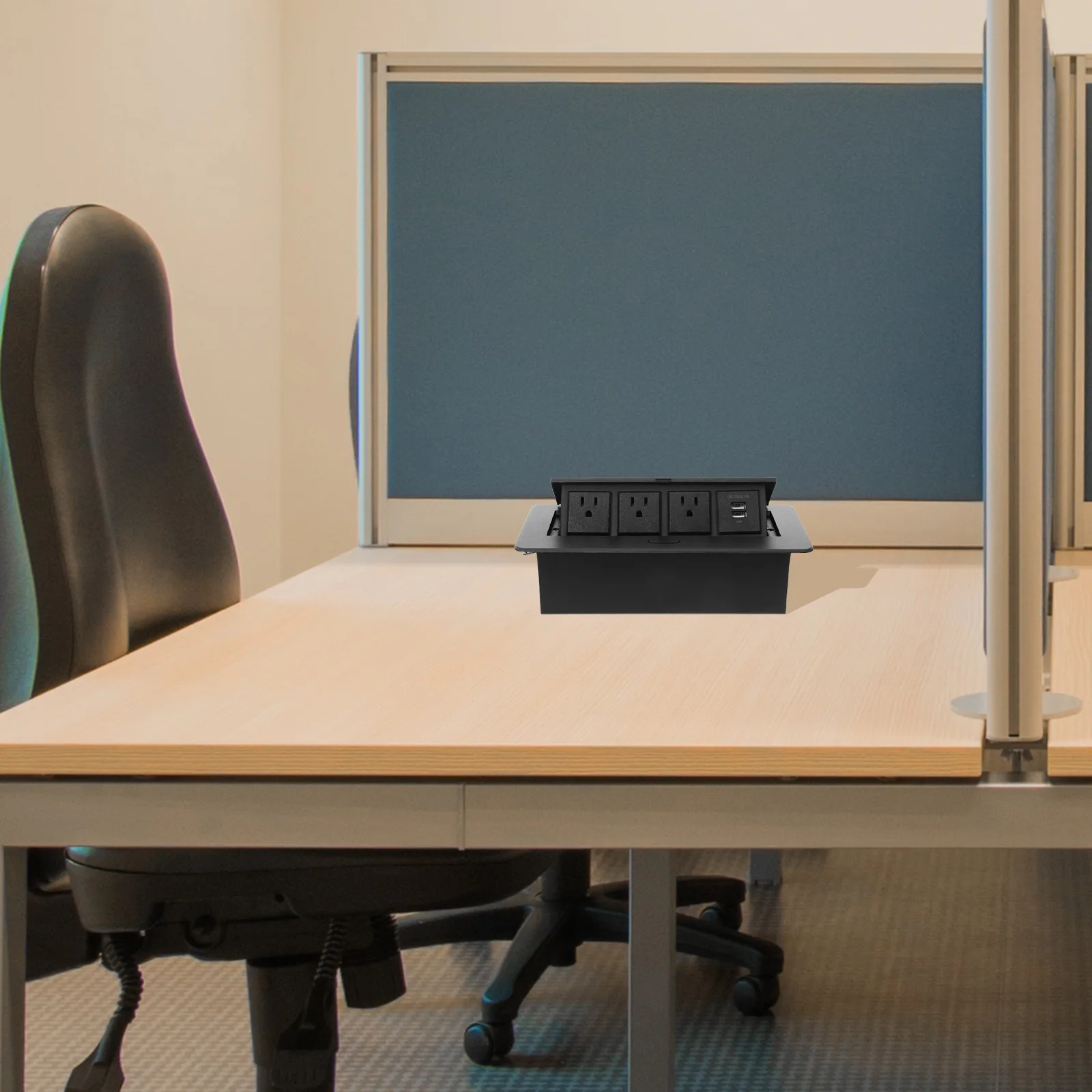 

Multiple Outlet Us Standard USB Power Outlet Desktop Charging Socket Practical Table Socket for Office Conference Room