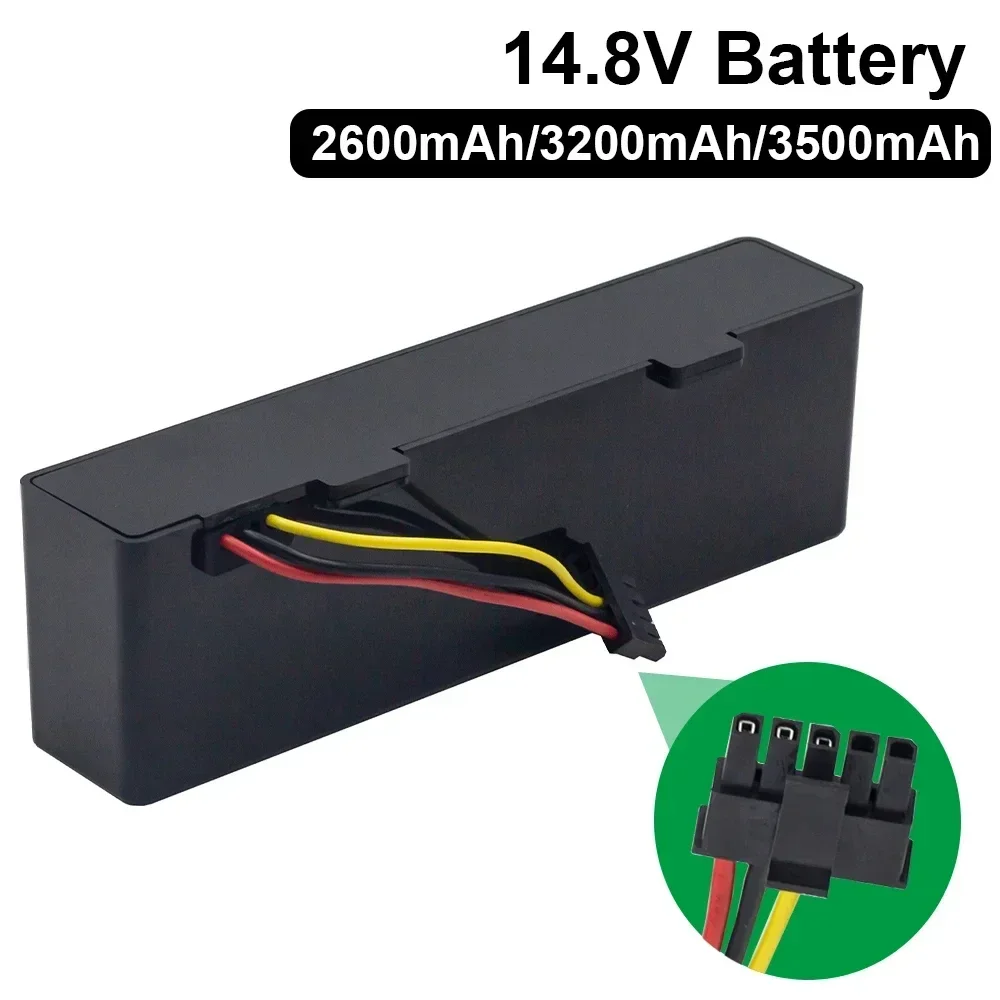 Batteria per aspirapolvere 14.4V 3200MAH per Xiaomi 2S Mijia STYTJ02YM 18650 batteria ricaricabile che spazza Robot lavapavimenti per Haier