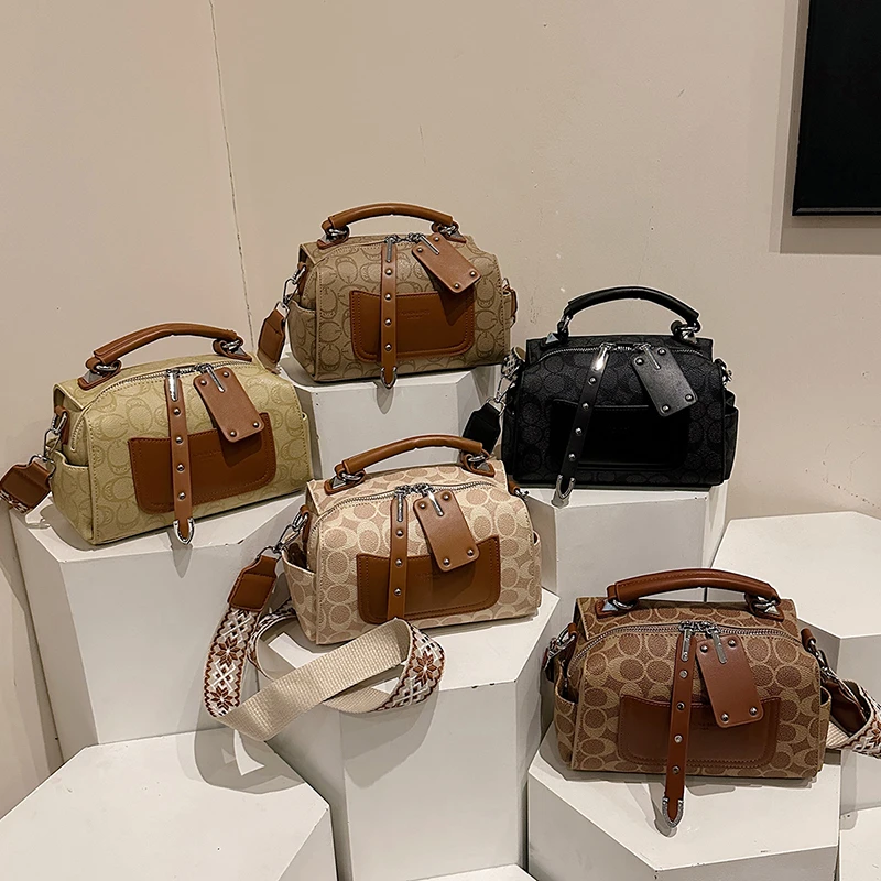 

Luxury Brand Famous Designer Leather Messenger Bag For Ladies Women's Classic Elegant Shoulder Bag Handbag
