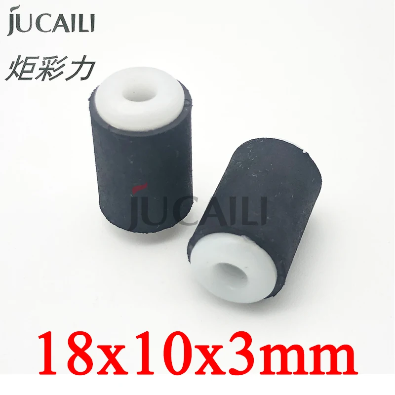 Jucaili printer 18x10x3mm paper pressure pinch roller for Allwin Xuli Yaselan Human inkjet printer paper rubber roller