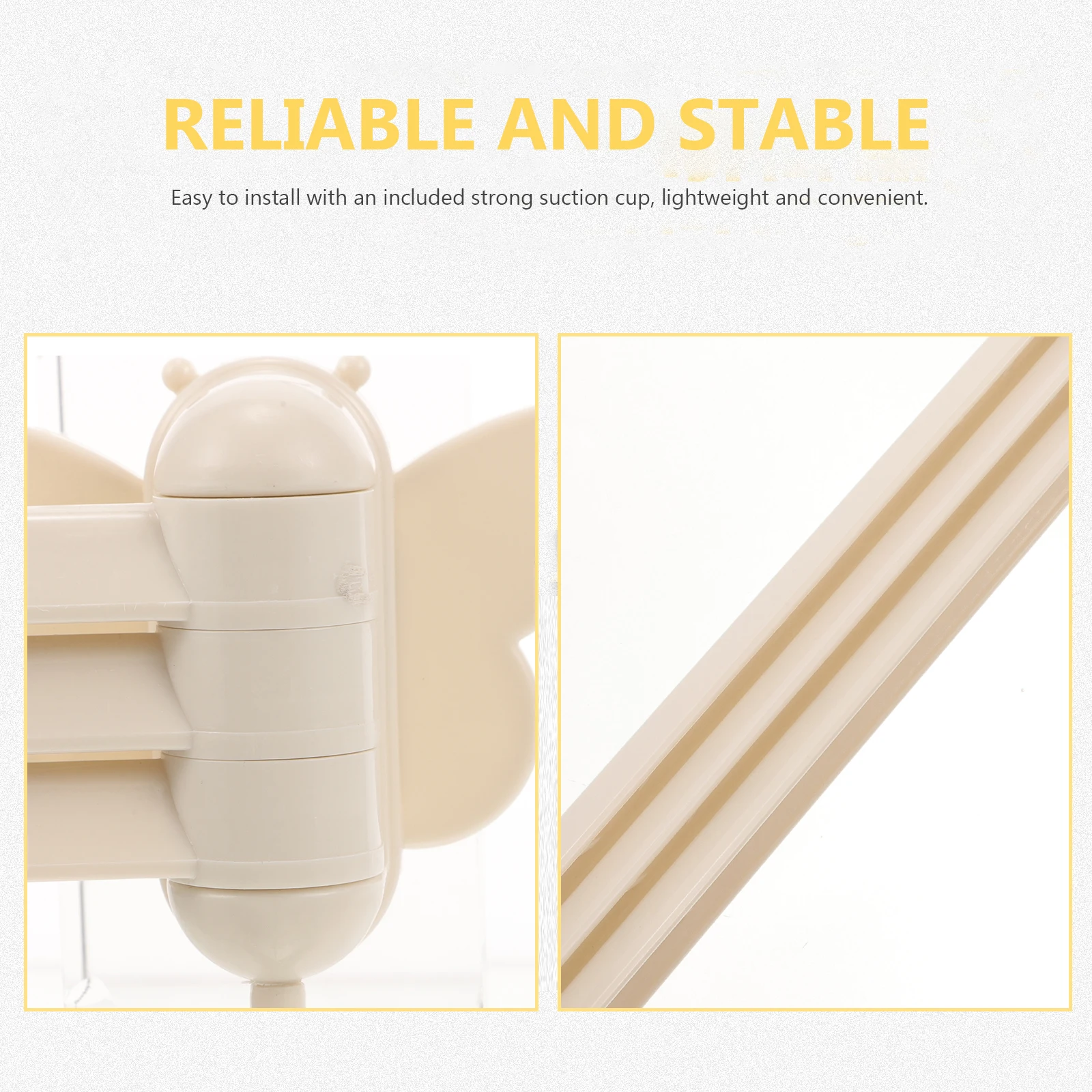 Lightweight Towel Holder Hanger Bathroom Hotel Rack Durable Shower for Space-saving Rotatable