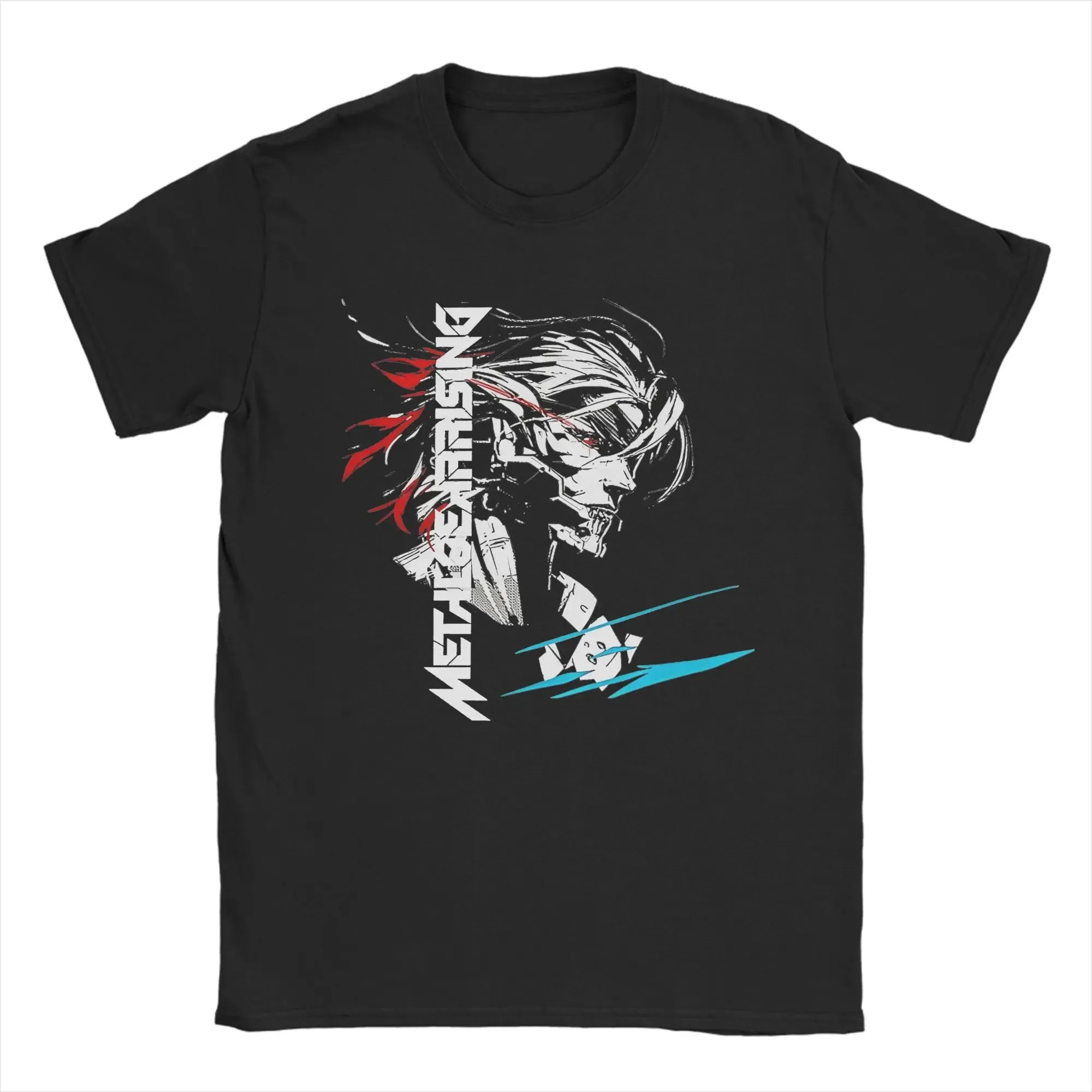 Classic Action Game Metal Gear Solid Graphic Print T-Shirt Women Men Streetwear Oversized Top Cotton Solf Casual Summer New Tee