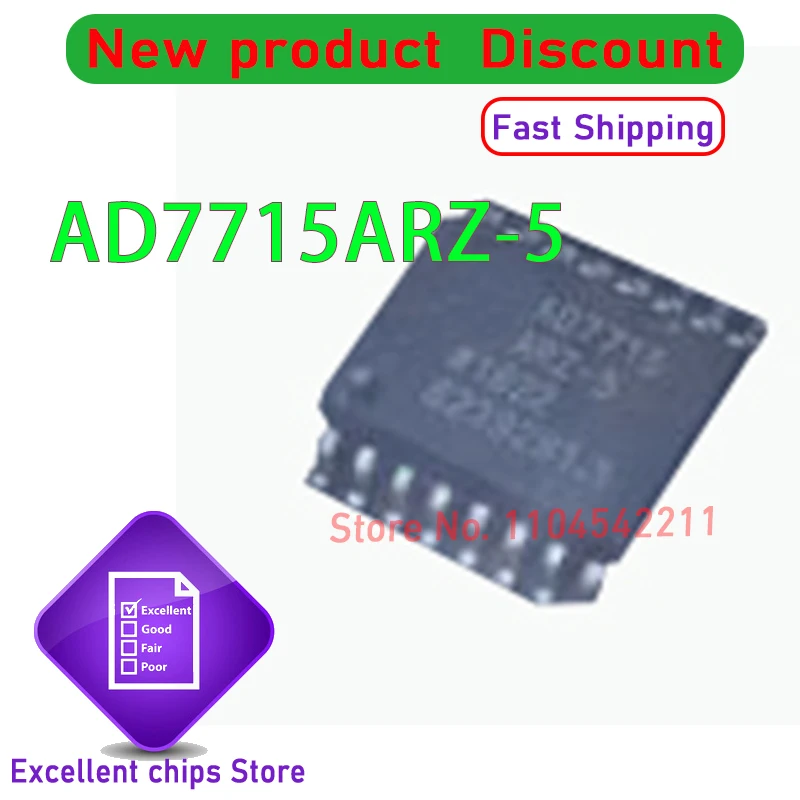 AD7715ARZ-5 AD7715AR-5 AD7715 SOP16 100% Brand 1~10pcs/lot