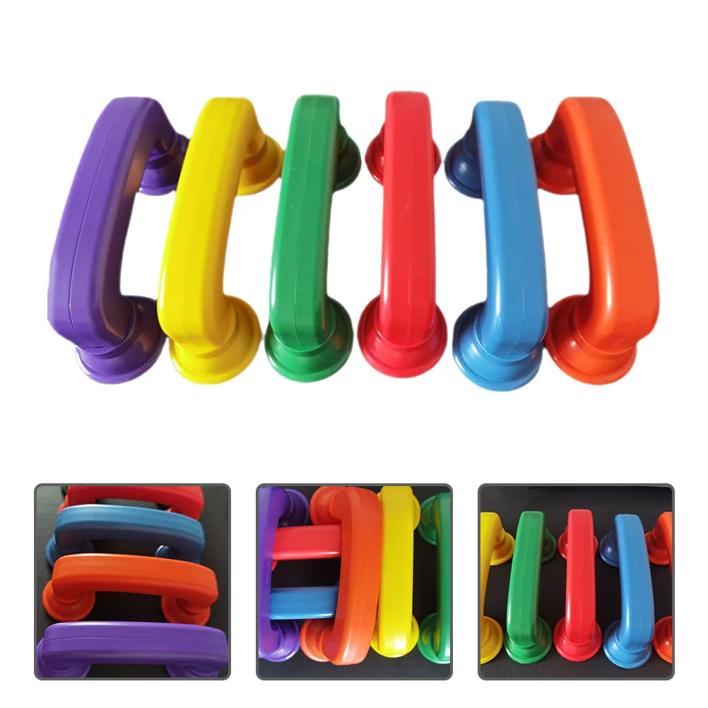 12 Pcs Earpiece Toy Colored Educational Whisper Phones Telephone Receiver Reading Toddler Early Colorful for Classroom