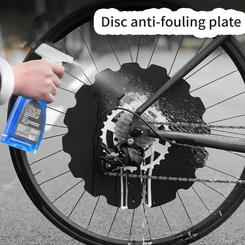 

Bicycles Washing Disc Brake Edges Protections Cover Brake Cleaning Protections Cover Mountain Bike Washer Cover Enduring
