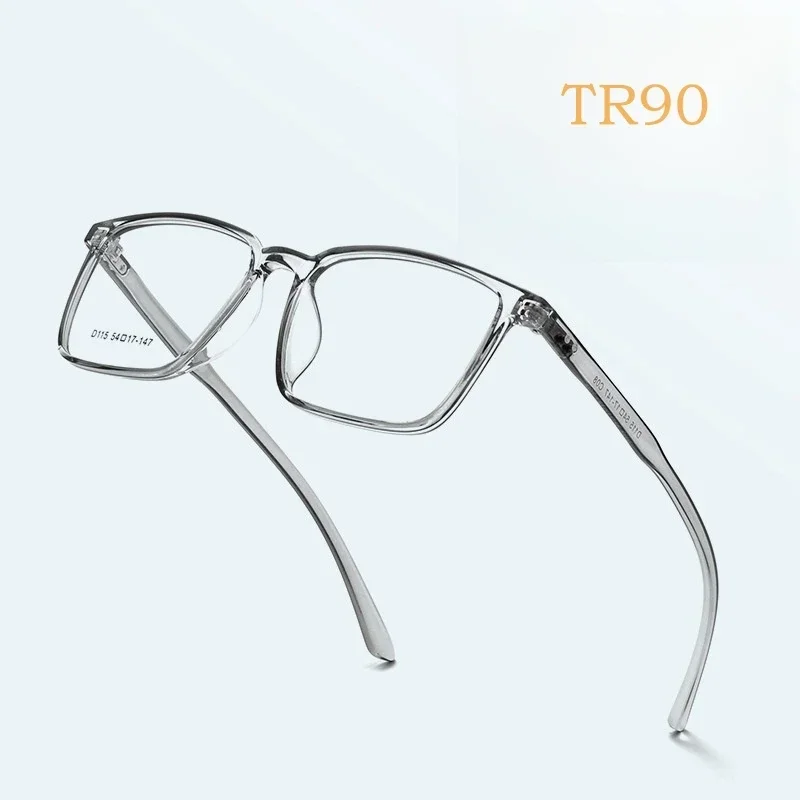 KIZN خفيفة TR90 النظارات الطبية الإطار الرجال الرجعية مربع النظارات البصرية إطارات موضة إطار نظارات مرنة