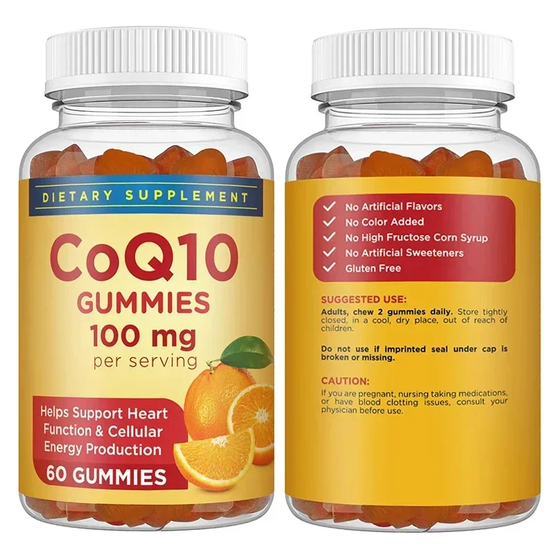 1 bottle of Coenzyme Q10 gummies promotes metabolism, relieves fatigue, and improves skin condition