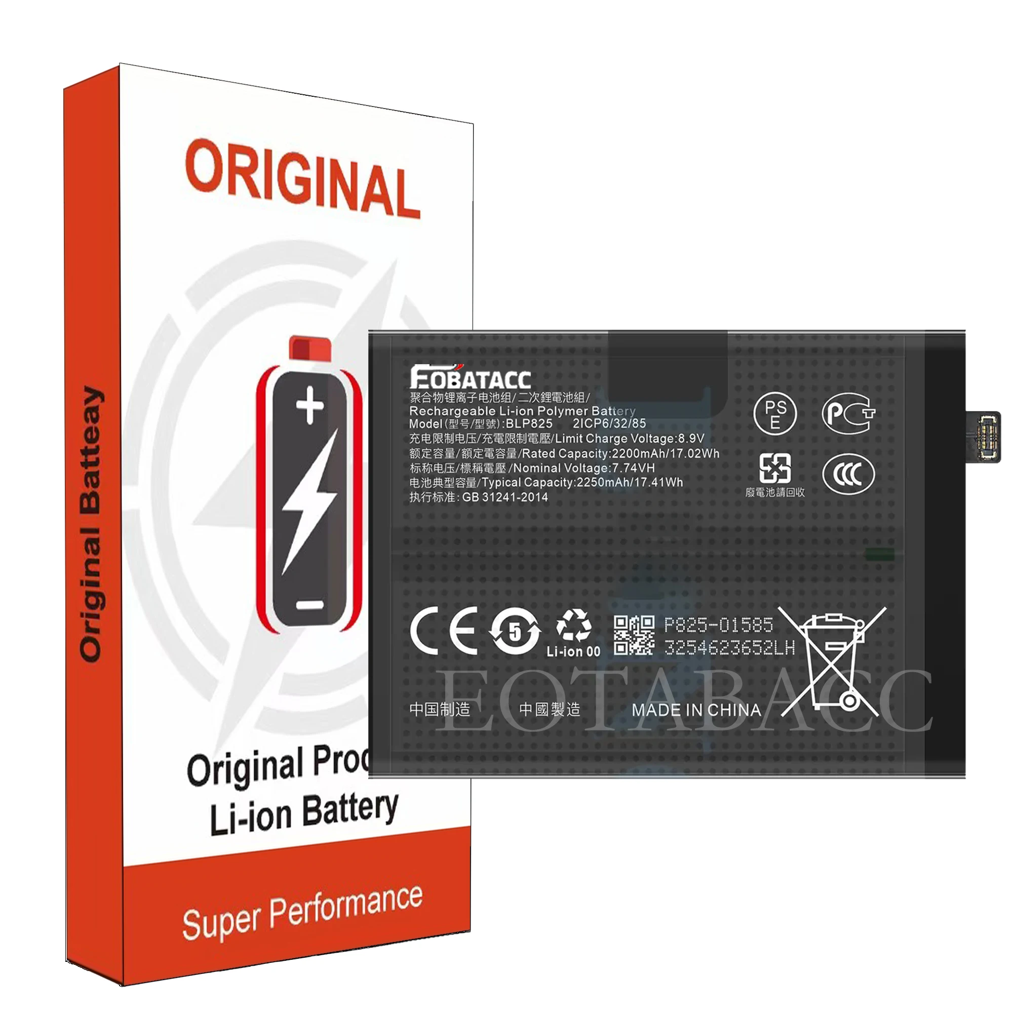 2025 Years EOBATACC 100% New 4500mAh BLP825 Battery For OPPO Find X3 Neo Reno 6 Pro +Free Tools