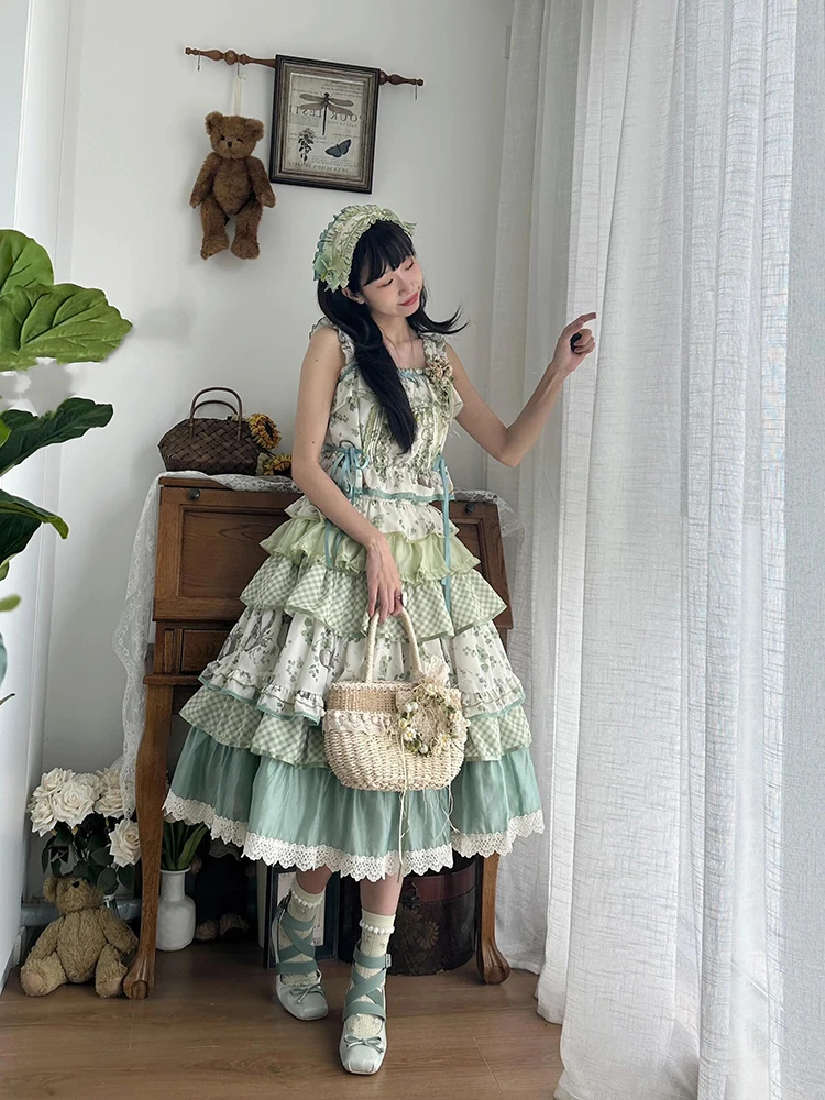 Idyllic Sweet Girl Dress Cute Lolita Floral First Love Flower Wedding Suit