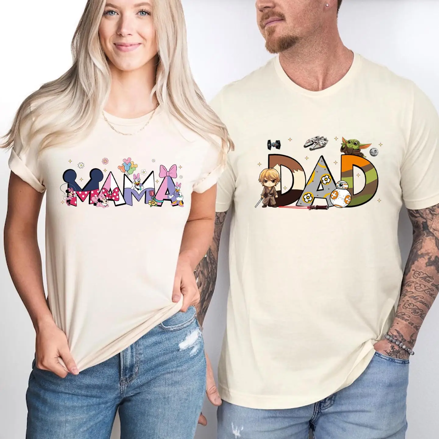 

Футболки в семейном стиле с узорами Микки и друзей, персонализированные рубашки Диснея для пап и футболки для семейных путешествий Диснея