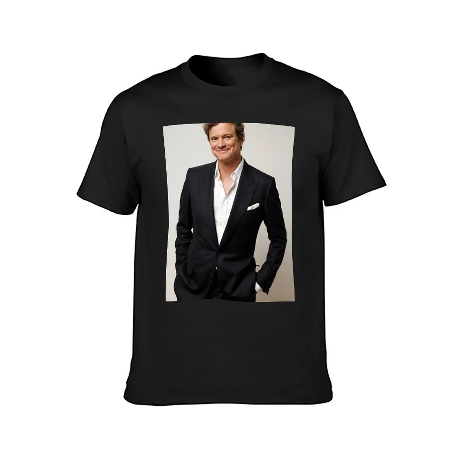 Colin Firth actor T-Shirt customizeds plus sizes plain cute clothes clothes for men