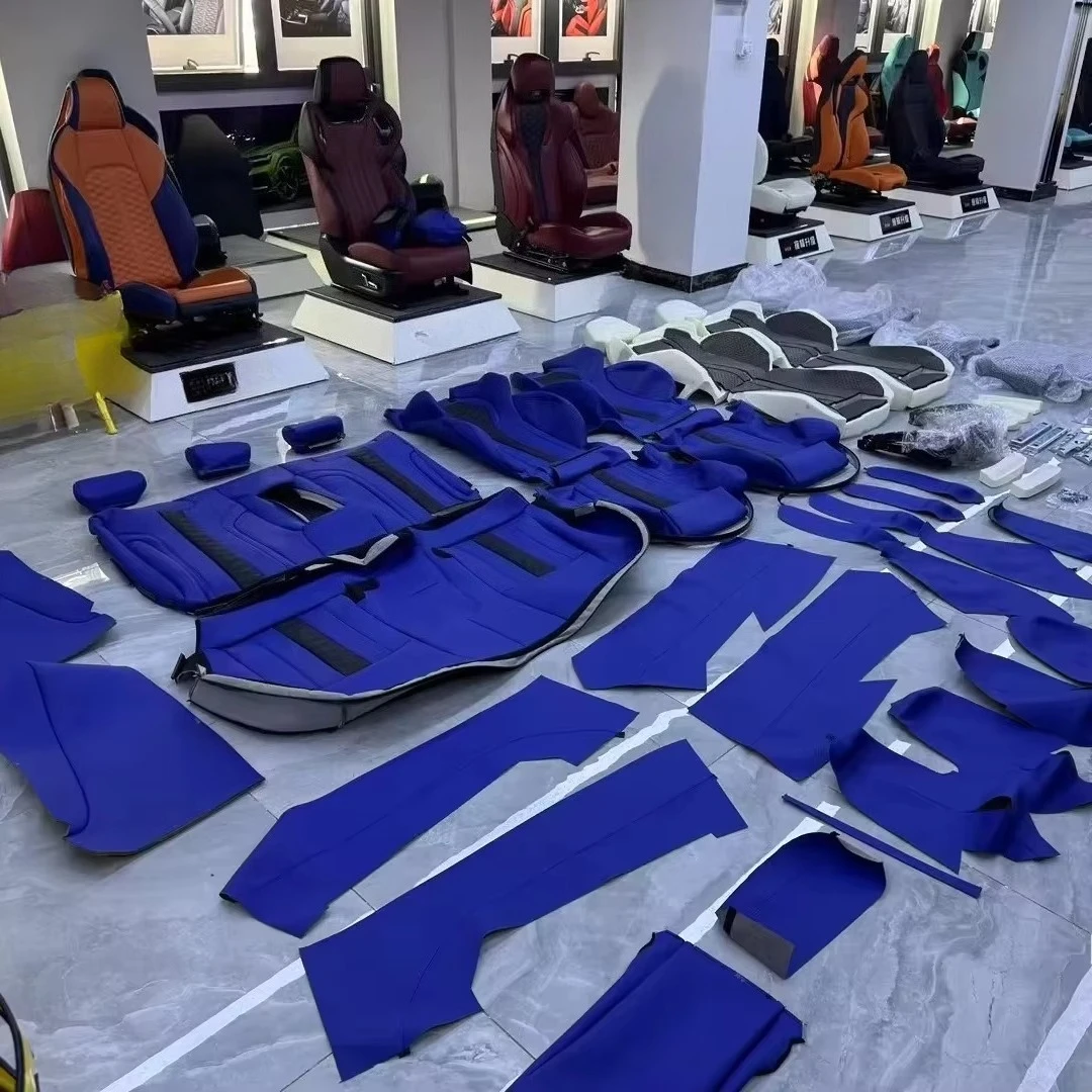 

Suitable for custom BMW seat covers ABS carbon fiber and polyurethane leather racing bucket seats car interior accessories