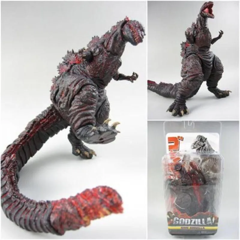 Auf Lager NECA Filmversion 2016 Echter Godzilla Dinosaurier Monster 7-Zoll Bewegliche Godzilla-Figur Modell Spielzeug Geschenk
