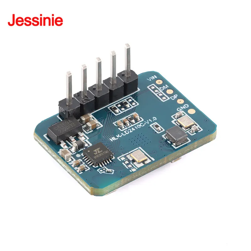 10Pcs/1pc LD2410C 24Ghz Human Presence Sensor HLK-LD2410C  Millimeter Wave Radar  Module Non-contact Heartbeat Motion Detection