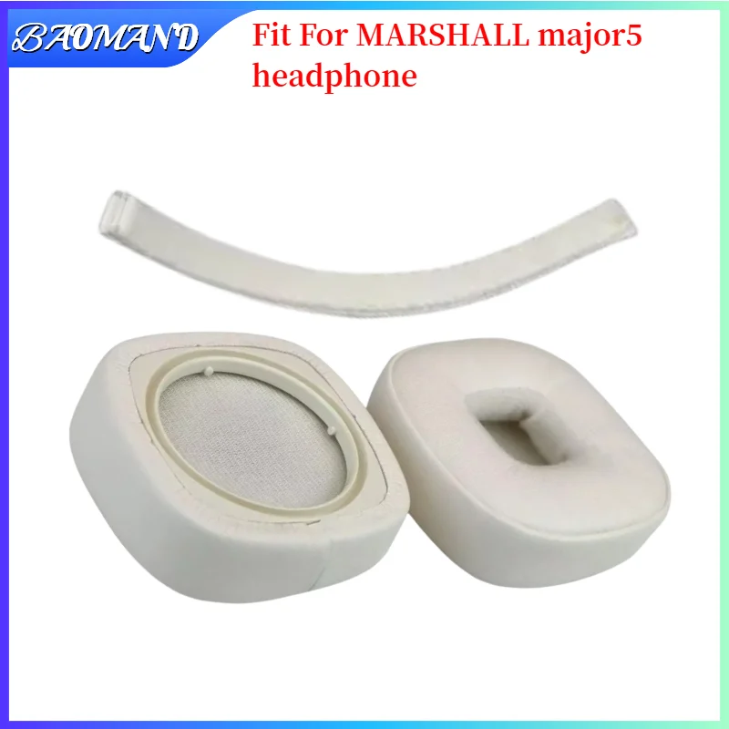 

BAOMAND For MARSHALL major5 Earmuffs Ultra-soft Sponge Cushion Cover Headphone Replacement Earpads