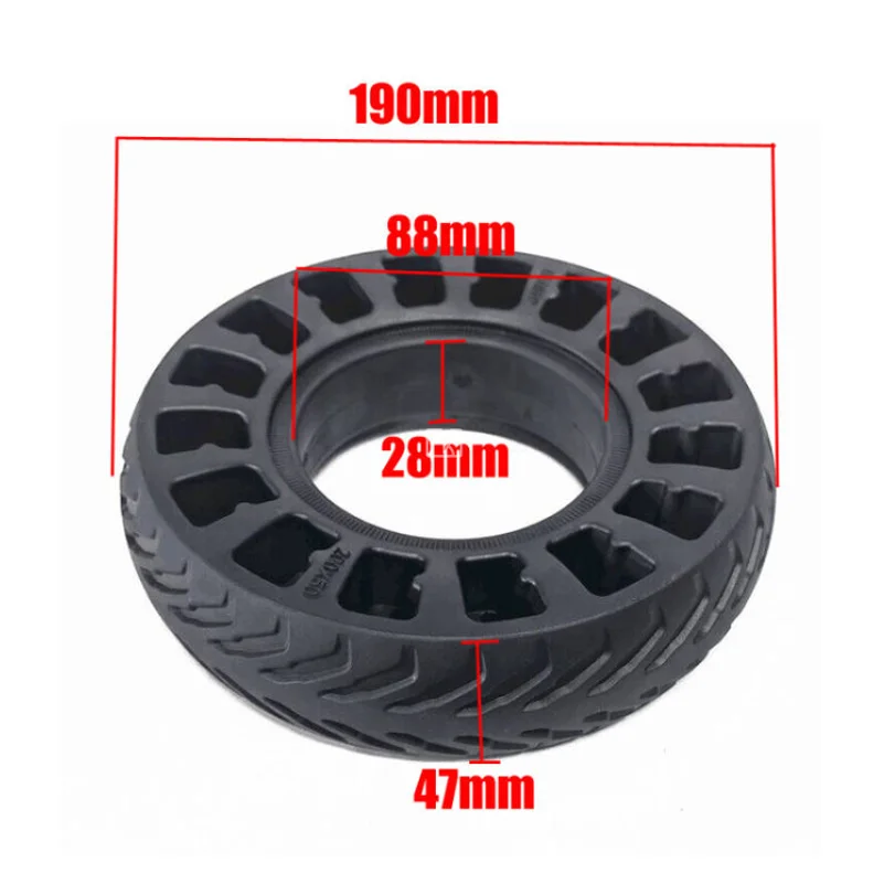 200x50 Solid Honeycomb Tire for Electric Scooter 8 Inch Kugoo S1 S2 S3 Non-pneumatic Tyre Explosion-proof