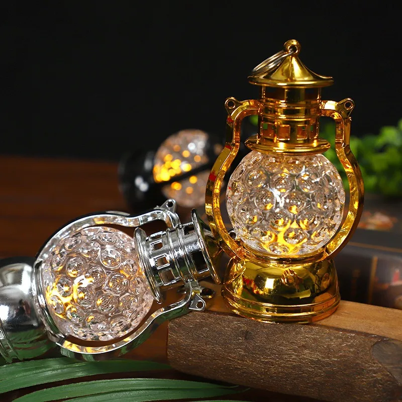 6pcs Mini Lantern with LED Candles,Vintage Decorative Hanging Candle Lanterns for Halloween,Decorations,Table Centerpiece,