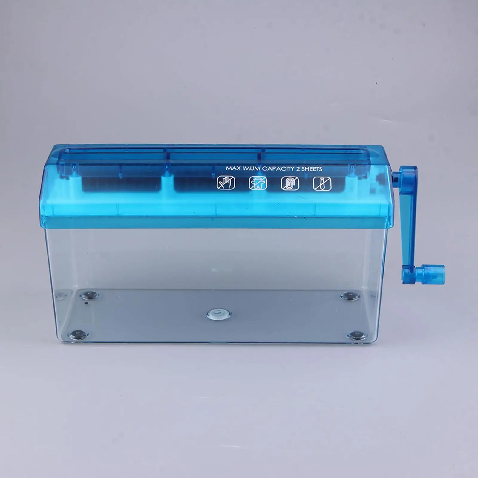 Mini Hand Crank Shredder Home Office Small Straight Cut Practical Paper Shredder for Receipts Photos Portrait Paper Bills Mini Hand Crank Shredder Home Office Small Straight Cut Practical Paper Shredder for Receipts Photos Portrait Paper Bills
