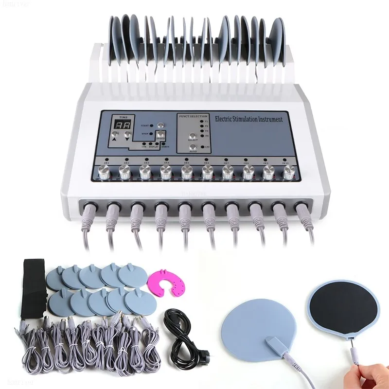Electronic Slimming Product Pulse Massager for Muscle Relax Pain Relief Breast Massager Stimulator Acupuncture Therapy Face Lift